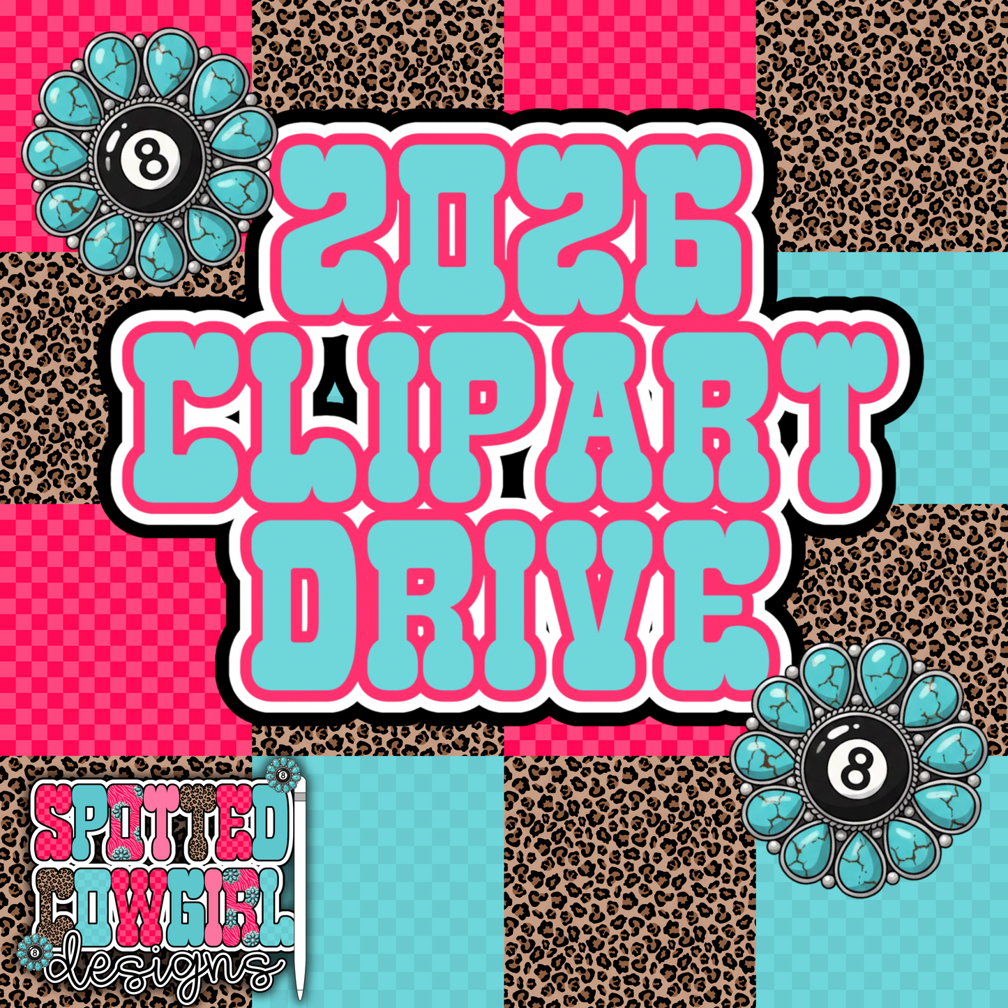 2026 CLIPART DRIVE 🪩✨🐆