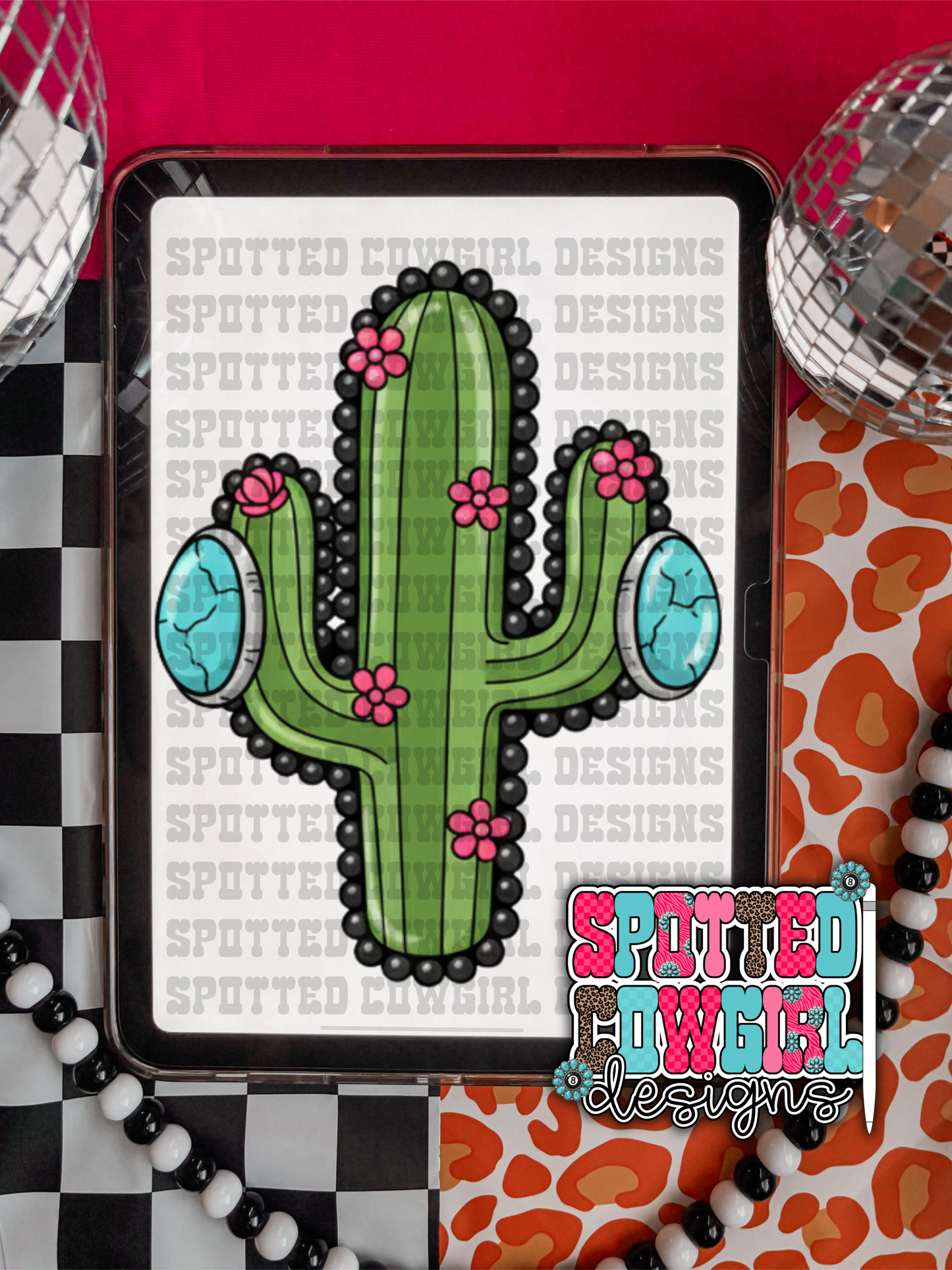 CACTUS TURQUOISE CLIPART (LIMITED)