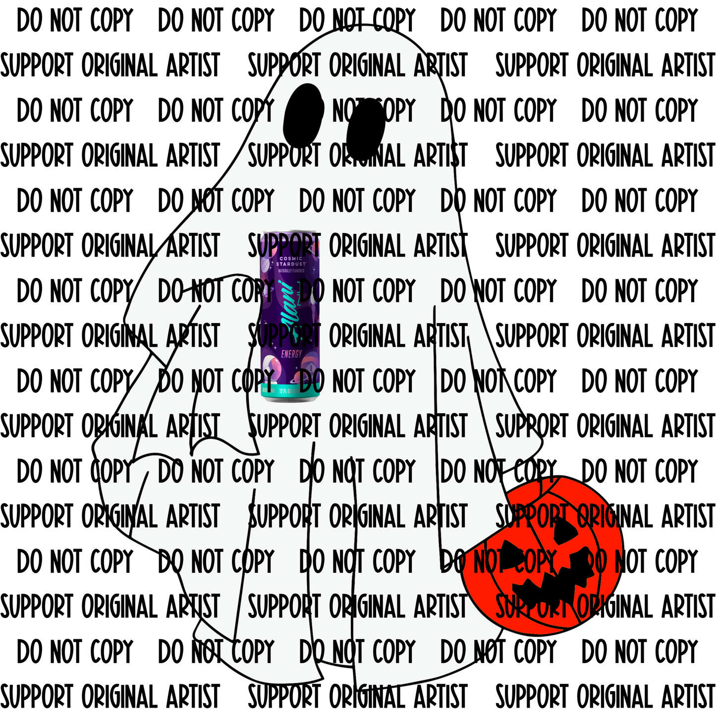 HALLOWEEN DRINK GHOST COSMIC STARDUST PNG