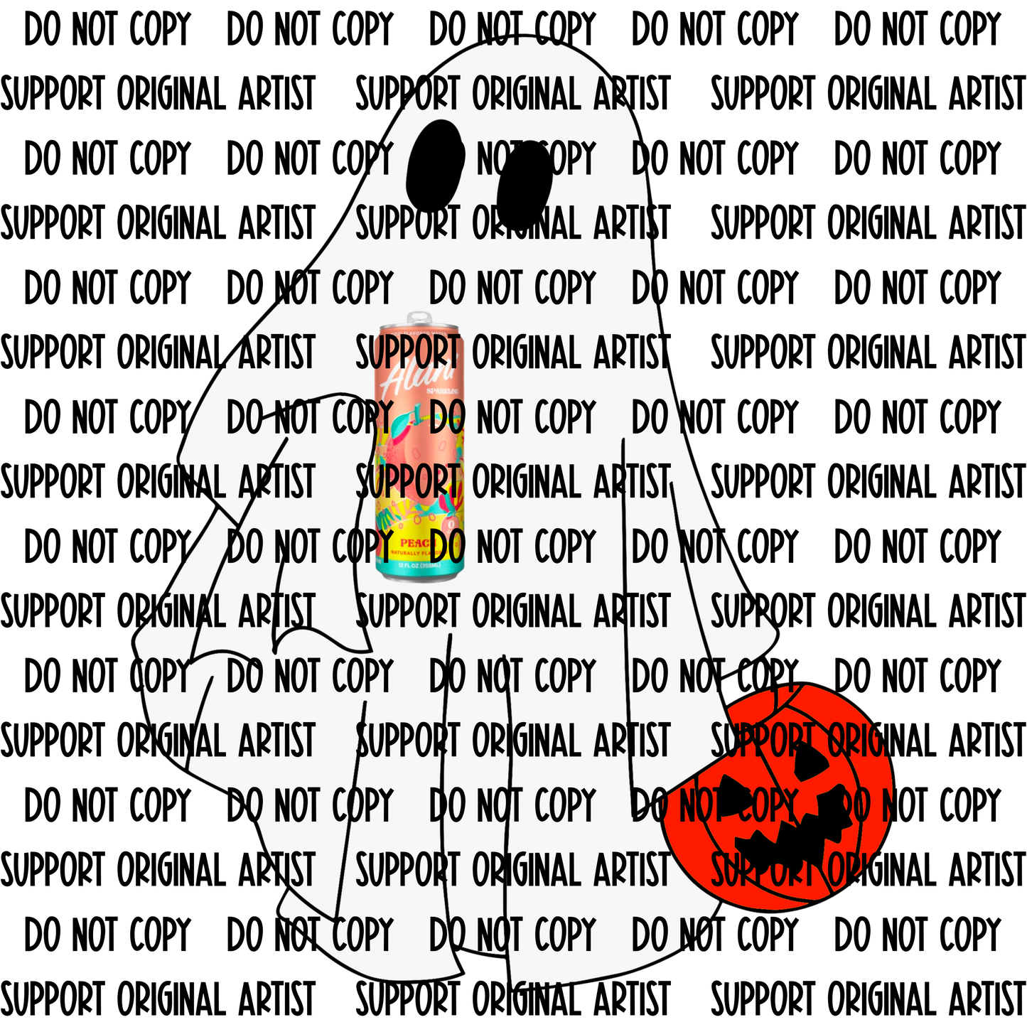 HALLOWEEN GHOST DRINK PNG DRIVE