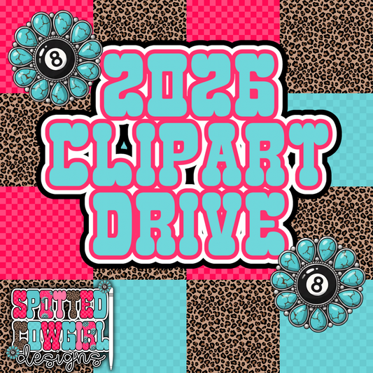 2026 CLIPART DRIVE 🪩✨🐆